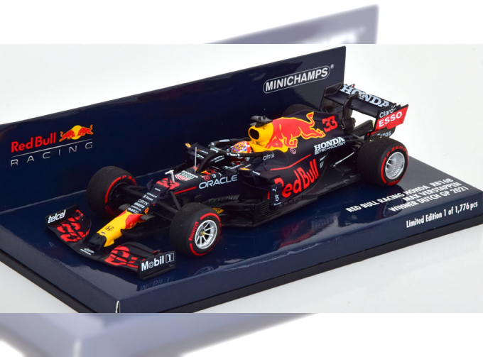 RED BULL Honda RB16B Winner GP Netherlands World Champion, Verstappen (2021)