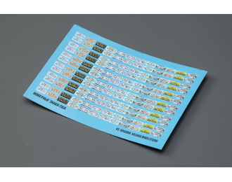 Декаль Номерные знаки США