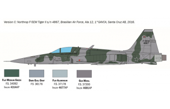 Сборная модель F-5E TIGER II