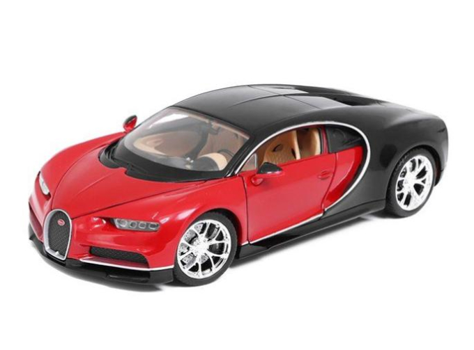 BUGATTI Chiron (2016), Red/Black