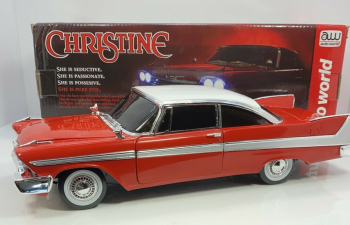 PLYMOUTH Fury Coupe (1958) - Black Windows - Evil Version - Christine La Macchina Infernale, Red White