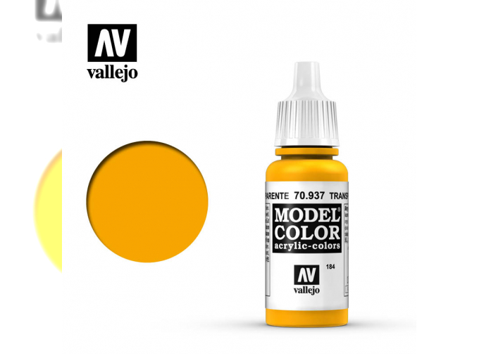 Краска акриловая `Model Color` Желтый прозрачный / Transparent Yellow