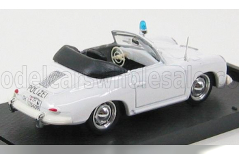 PORSCHE 356 Spider Open Police Svizzera 1952, White