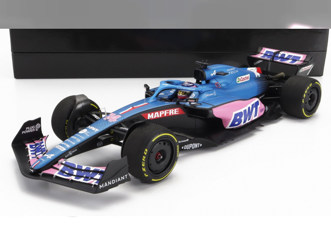 RENAULT F1 A522 Team Alpine Bwt №14 Australian Gp (2022) Fernando Alonso, Blue Pink