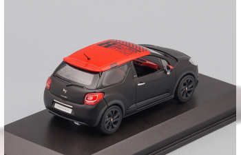 CITROEN DS3 Racing S.Loeb 2012, Matt Black with Red Roof