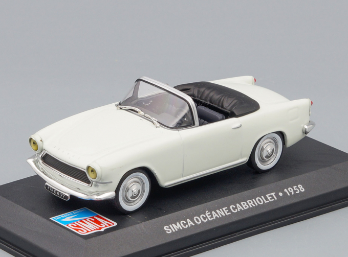 SIMCA Oceane Cabriolet 1958, light grey