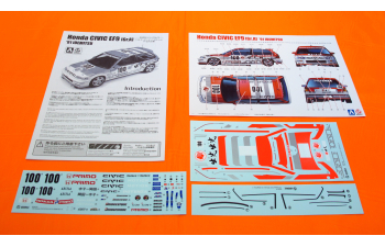 Сборная модель Honda EF9 Civic Gr.A *Motion* (1991)