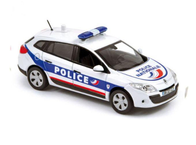 RENAULT Megane Estate 2009 - Police Nationale, white