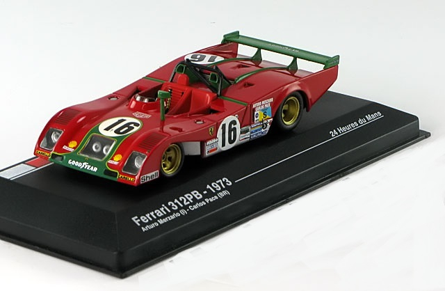 FERRARI 312 PB No 16 24h Le Mans, Merzario/Pace (1973)