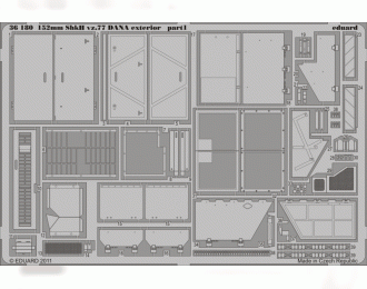 Фототравление для 152mm ShkH vz.77 DANA exterior