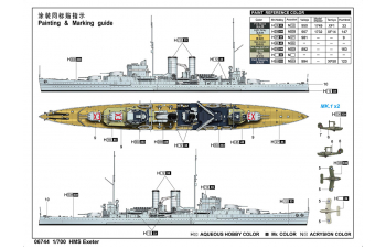 Сборная модель HMS Exeter