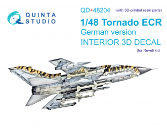 3D Декаль интерьера кабины Tornado ECR German (Revell) (с 3D-печатными деталями)