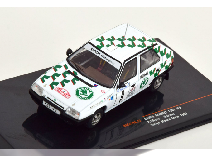 SKODA Favorit 136L №9 Rally Monte Carlo, Sibera/Gross (1993)