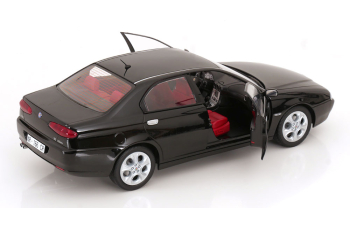 ALFA ROMEO 166 3.0 V6 (1998) – Red Interior, Black