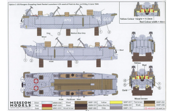 Сборная модель US Rangers Landing Craft Assault (LCA)