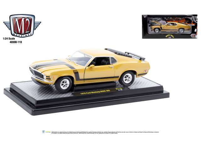 FORD Mustang BOSS 302 (1970), gold/black