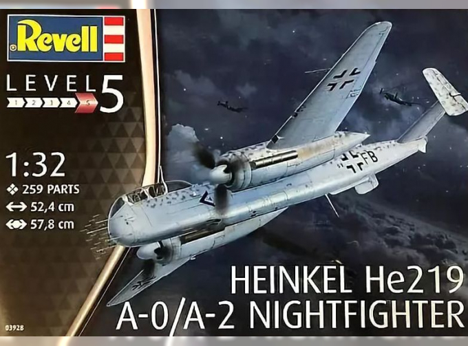 Сборная модель Немецкий ночной истребитель Heinkel He219 A-O