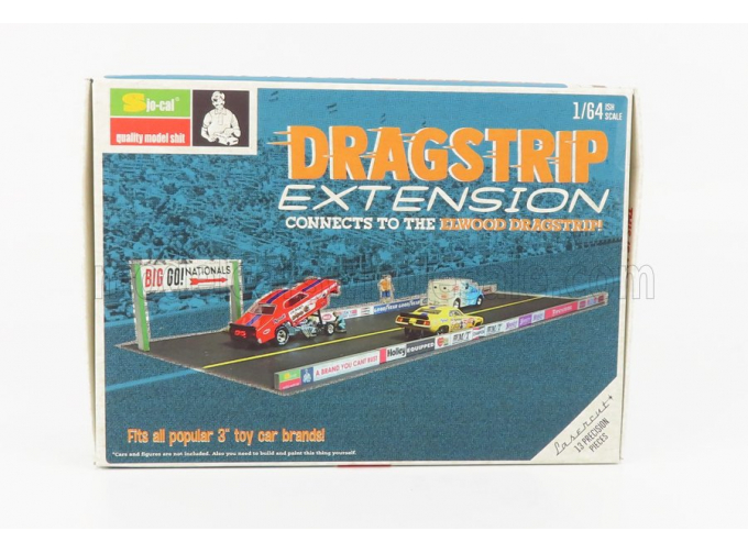 Сборная модель Diorama Dragstrip Kit Extension - Big Go Nationals