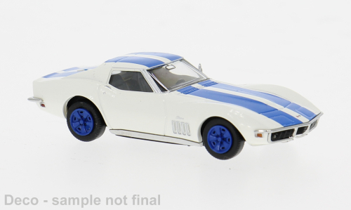 CHEVROLET Corvette C3 (1967), white/blue