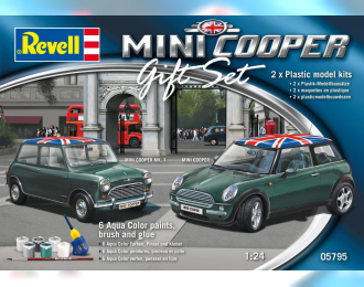 Сборная модель Mini Cooper (Подарочный набор, две модели)