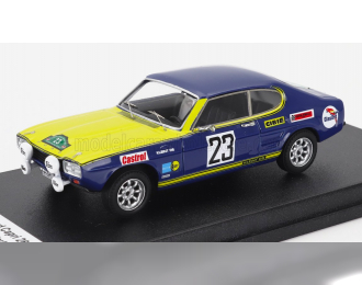 FORD Capri 2600 (night Version) №23 2nd Rally Bavaria (1971) Walter Rohrl - Herbert Marecek, Blue Yellow