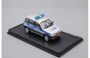NIVA CHEVROLET Милиция Белоруссии (серебристый/синий), вариант 2