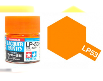 Краска эмалевая прозрачный оранжевый LP-53 Clear Orange, 10мл