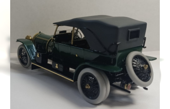 Delaunay-Belleville 45/50 CV Kellner дубль-фаэтон 1913 год. Ленинский, с табличкой под стеклом (тент поднят), темно-зеленый