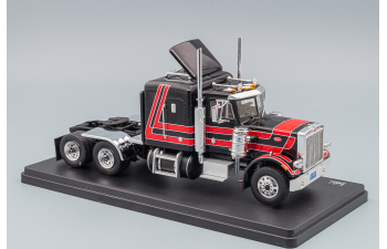 PETERBILT 359 (1973), black / red