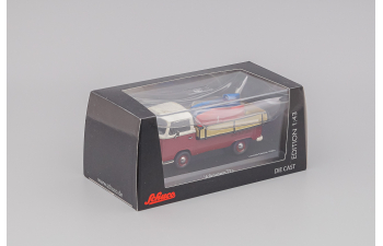 (Уценка!) VOLKSWAGEN T2a + Seifenkisten, dark red / beige