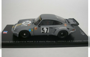 Porsche 911 Carrera RSR 3.0 Gelo Racing #57 1000km Le Castellet 1974 T. Schenken - R. Stommelen