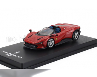 FERRARI Daytona Sp3 Open Roof (2021) - With Showcase, Rosso Corsa - Red