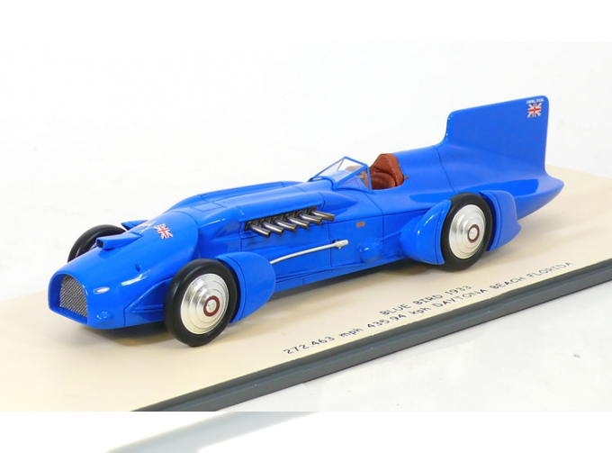 BLUEBIRD 272.463 mph 435.94 kph Daytona Beach Florida (1933), blue