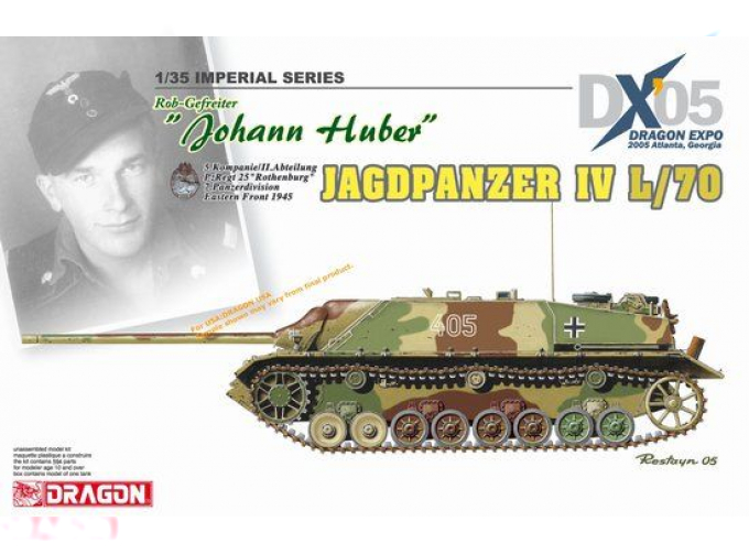 Сборная модель Танк Jagdpanzer IV L/70