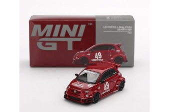 FIAT 595 Abarth №49 LB-Works x ABAS Works, red