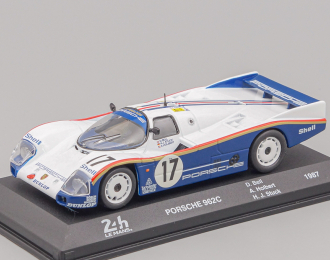 PORSCHE 962c 3.0l F6 Team Rothmans Porsche Ag №17 Winner 24h Le Mans (1987) Derek Bell - Al Holbert - Hans Joachim Stuck, white / blue