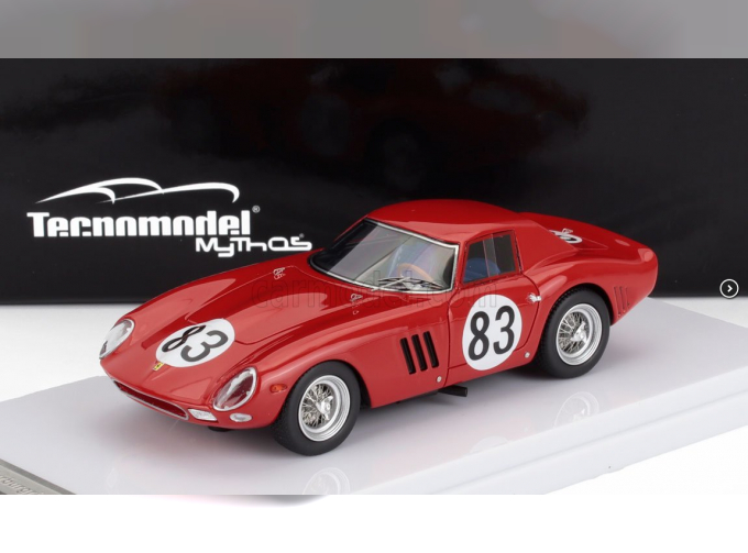 FERRARI 250 GTO 64 3.0L V12 TEAM SEFAC N 83 2nd 1000km NURBURGRING 1964 MIKE PARKES - JEAN GUICHET, red