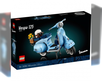 PIAGGIO Lego - Vespa 125 1960s - 1106 Pezzi - 1106 Pieces, Light Blue