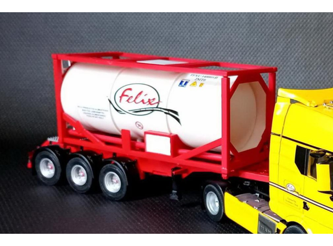 Полуприцеп-газовоз Transportes Felix, white / red