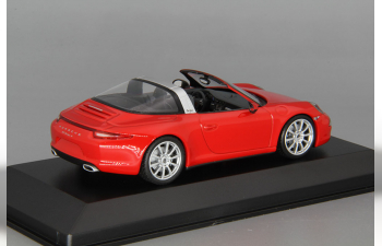 PORSCHE 911 Targa (2013), red