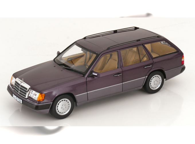 MERCEDES-BENZ 300 D S124 Estate (1989-1993), purple-metallic