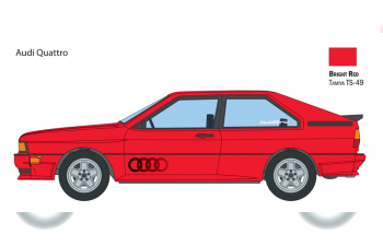 Сборная модель AUDI Quattro 1986