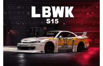 NISSAN Silvia S15 LBWK #23, white / orange