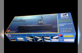 Сборная модель German U- XXIII Coastal Submarine