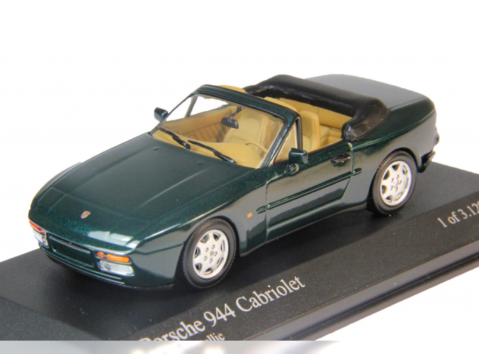 PORSCHE 944 Cabriolet (1991), green metallic