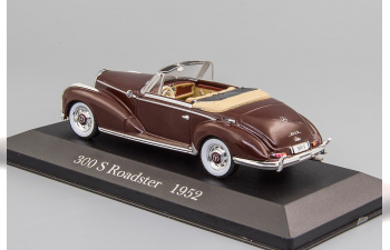 MERCEDES-BENZ 300 S Roadster (1952), Mercedes-Benz Offizielle Modell-Sammlung 9, темно-красный