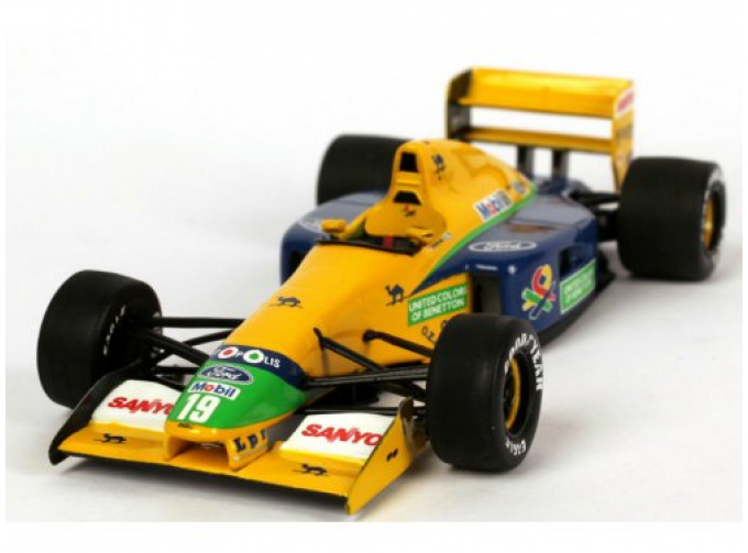 BENETTON FORD B191B MICHAEL SCHUMACHER 1992, yellow