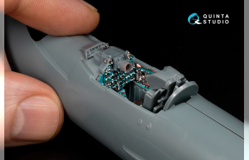 Декаль интерьера кабины МиГ-21Р, изумрудные панели (Eduard) (с 3D-печатными деталями)