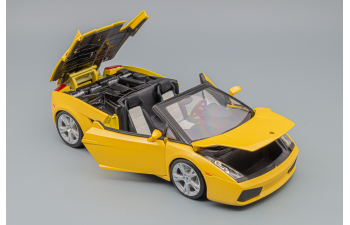 LAMBORGHINI Gallardo Spyder Roadster, Gold Collection, желтый