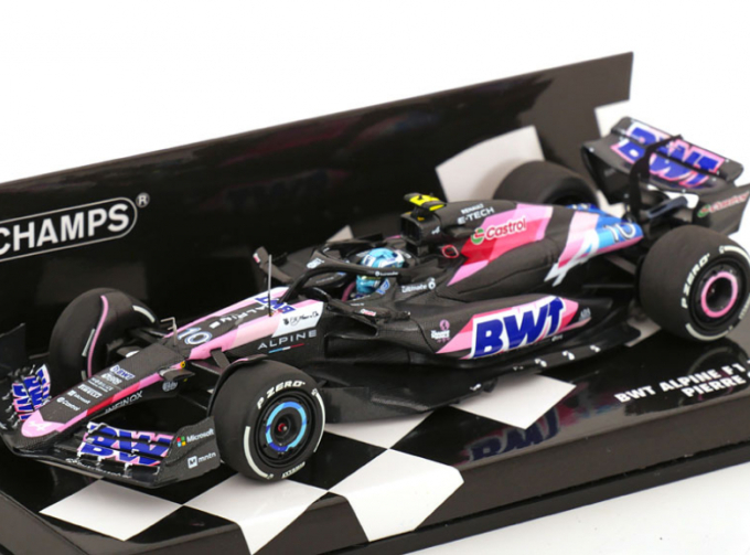 ALPINE F1 A524 Team Bwt Alpine №10 Season (2024) Pierre Gasly, Black Blue Pink